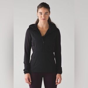 Lululemon Run For Cold Pullover Jacket in Black Size 4